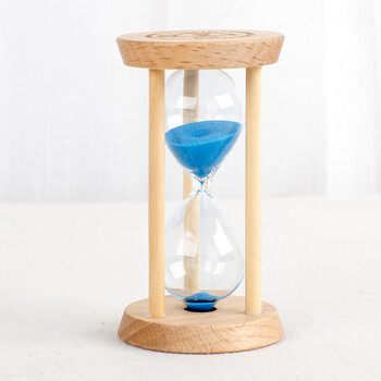 padbottle 5分钟计时沙漏 实木滴漏 创意工艺品摆件 情人节生日礼物