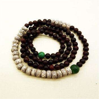 煜博男女款小叶紫檀星月菩提手串 款一