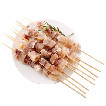 科尔沁 内蒙古牛肉 牛头肉串 400g/袋 烧烤食材