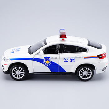 翊玄玩具警车玩具合金玩具车模1/32救护车男孩儿童宝宝仿真玩具小汽车 劳斯幻影警车