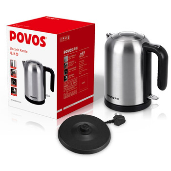 奔腾（POVOS）电水壶食品级304不锈钢快速烧水电热水壶S1704（1.7L/升）