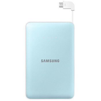 三星（SAMSUNG）11300mAh移动电源/充电宝  柔蓝