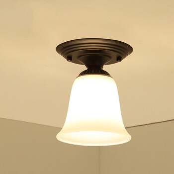 美府美式单头过道吸顶灯美式乡村简约现代单头阳台灯 型号2008 单色暖