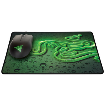 
                                        雷蛇（Razer）狂蛇1800与重装甲虫速度版 鼠垫套装 电竞鼠标 游戏鼠标                