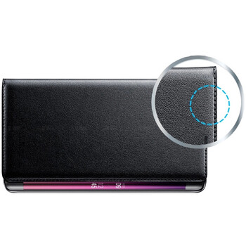 三星（SAMSUNG）Note edge Note4曲面屏 插卡式炫彩保护套（白色）