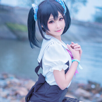 矢澤妮可cos服 lovelive海軍未覺醒cosplay女裝服裝 niconiconi 妮可