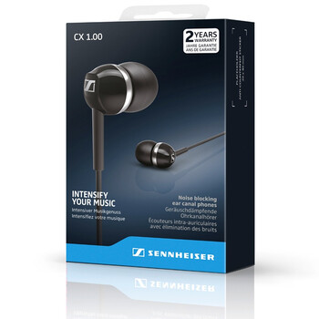 
                                        
                                        森海塞尔（Sennheiser） CX1.00 Black 时尚入耳式耳机 黑色                