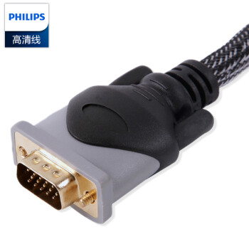飞利浦(PHILIPS)HDMI转接头三合一Mini HDMI/Micro HDMI转HDMI转换器 SWV9009 1.8米