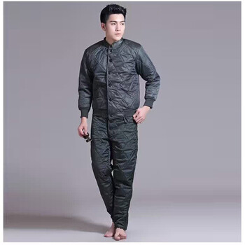 2017迷彩服裤套装保暖防寒橄榄绿男女军迷服饰 橄榄绿 l