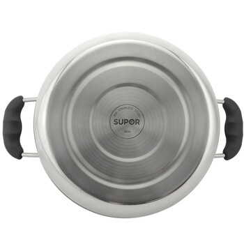 
                                        苏泊尔（SUPOR） 304不锈钢蒸锅26cm三层蒸笼汤煮锅电磁炉锅具EZ1226S01                