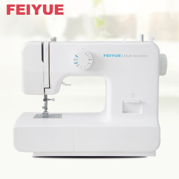 
                                        飞跃Feiyue缝纫机FY510家用缝纫机电动多功能小型台式 锁边上拉链撬裤脚一机多能                