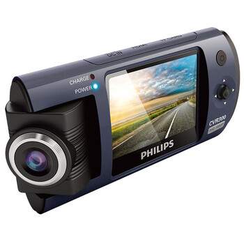 飞利浦（PHILIPS）CVR300行车记录仪 全高清1080P 180度可旋转镜头