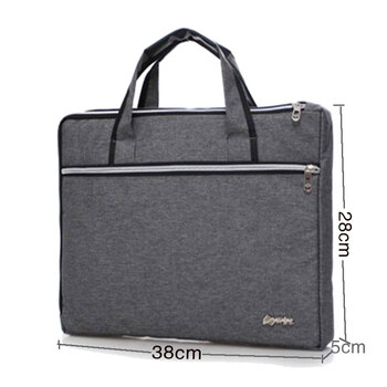 文件包加厚a4手提袋电脑包男女事务包 8133灰加宽