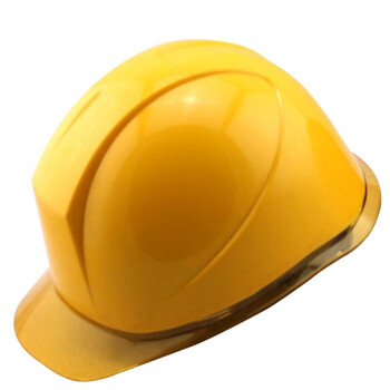 建筑工地工程施工安全帽鸭舌劳保登山攀岩头盔防撞帽 黄色