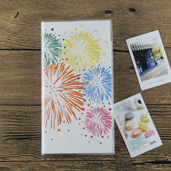 式相册毕业照相册本宝宝成长记录相薄情侣旅游照片纪念册 3寸烟花璀璨