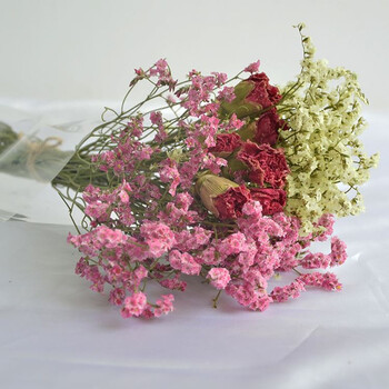 仿真大麦穗手工干花束客厅落地假花干枝插花居家新房装饰 枚康水晶草