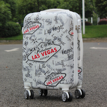 拉杆箱万向轮韩版密码箱女学生旅行箱20寸24寸手拉箱拖箱 拉斯维加斯a