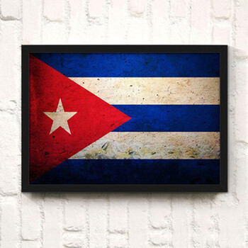 时光物语复古怀旧装饰画欧式酒吧ktv墙画咖啡厅挂画国旗壁画卧室有框