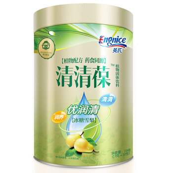 英氏清清葆优润清(冰糖雪梨) 清清润养 清清宝 224g_ 8折现价69元