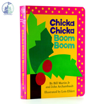 凯迪克：叽喀叽喀碰碰(绘本)英文原版 Chicka Chicka Boom Board