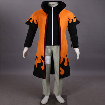 铸剑谷动漫服装 火影忍者-漩涡鸣人装5代-六代目披风 xxl_ 6折现价492