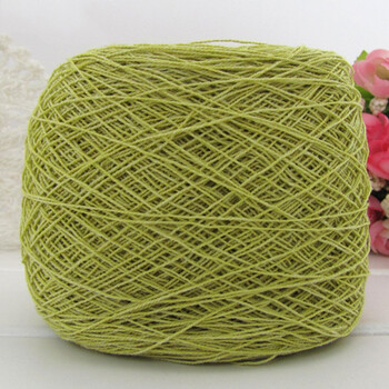 jidaina 苎麻线纯麻线亚麻线钩针线手工编织细线夏季钩帽子线包包线