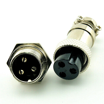 3pin 16mm gx16-3芯 航空插头 电缆连接器 插头 插座