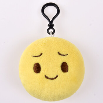 滑稽qq表情包布朗熊背包毛绒玩具emoji小挂件二次元钥匙扣我的世界