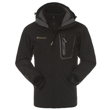 探路者户外男式套绒冲锋衣tawc91102 g01g 黑色 m