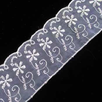chenkou craft 网纱刺绣蕾丝花边裙摆裙边diy手工蕾丝面料布料辅料