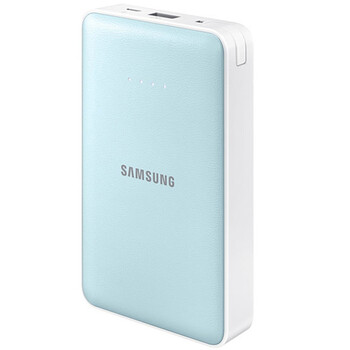 三星（SAMSUNG）11300mAh移动电源/充电宝  柔蓝
