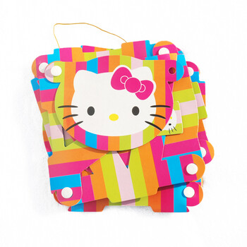 孩派HighParty/儿童派对用品/生日派对/Hello Kitty字母拉条