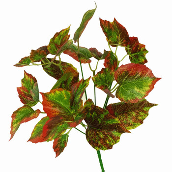 植物墙装饰绿叶单支仿真绿植墙配饰垂直绿化墙花草假树叶 黄色爬山虎