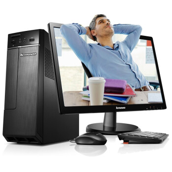 联想（Lenovo）H3050 台式电脑（G3260 4G 500G DVD 千兆网卡 DOS) 23英寸