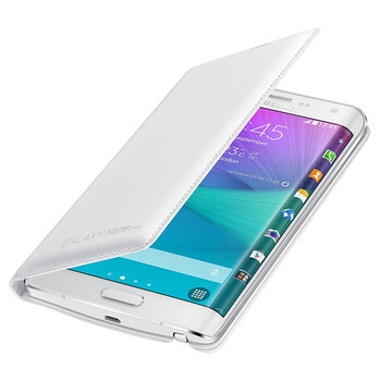三星（SAMSUNG）Note edge Note4曲面屏 插卡式炫彩保护套（白色）