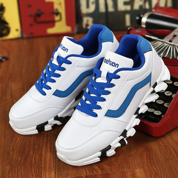 鬼步鞋韩版青春潮流学生街舞滑板鞋潮鞋平板鞋 白蓝 44