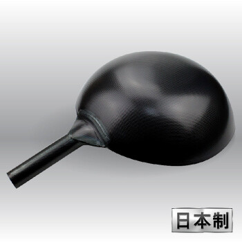 日本珍珠生活H-1058无涂层双面凹凸纯铁锅 单柄炒锅36CM