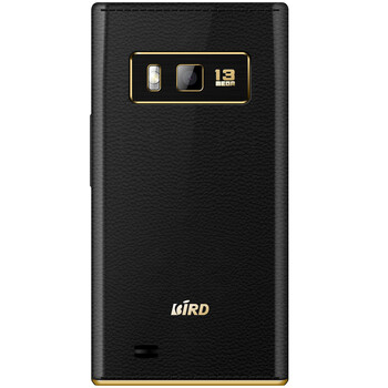 波导 V90 移动4G智能翻盖手机 双卡双待 金黑色