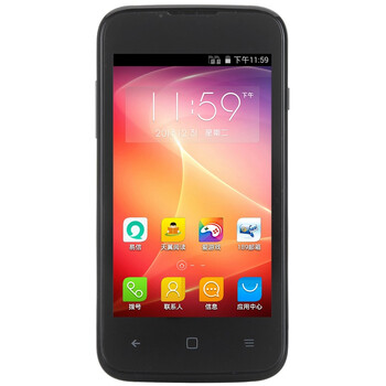 天语(e8)黑色 电信3g手机 双卡双待