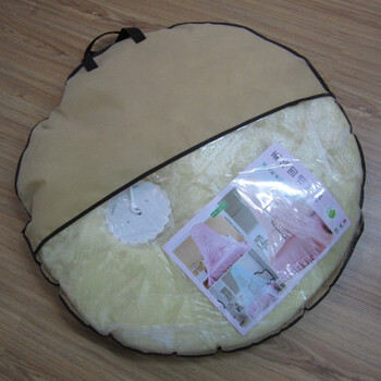 
                                        若轩家纺 床上用品加大加高圆形吊顶蚊帐公主式吊挂圆顶蚊帐 1.2米/1.5米/1.8米床 D-14米黄色                