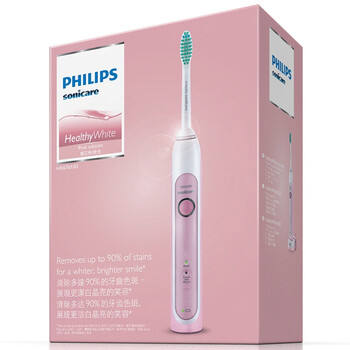 
                                        
                                                                                飞利浦(PHILIPS) 电动牙刷 成人声波震动(自带刷头*1+牙刷盒) 2种模式 HX6761/03                
