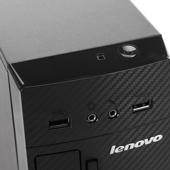 联想 D3005 家用台式电脑（E1-6010 2G 500G 集成 win7）黑色