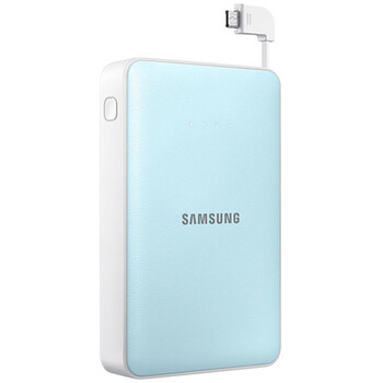 三星（SAMSUNG）11300mAh移动电源/充电宝  柔蓝