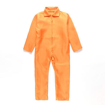 囚犯衣服 儿童监狱囚犯表演服 舞台剧演出道具服装 图片色 均码