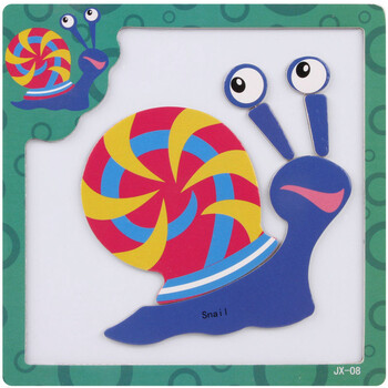 磁性拼图木质婴幼儿3岁男女宝宝玩具启蒙动物儿童益智力拼版画板早教2