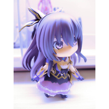 火炅 约会大作战 夜刀神十香 q版粘土手办公仔摆件