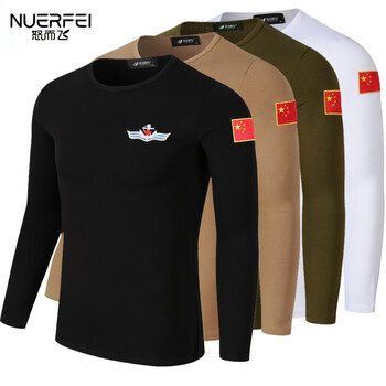 武警t恤特警作训服中国短袖t恤陆军特种兵军装上衣纯棉秋季男户外野战