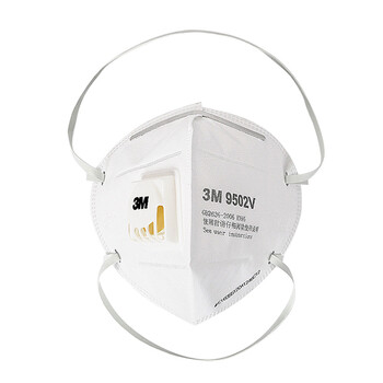 5工业粉尘防护口罩  9502v头戴式口罩25个(单片装整盒)
