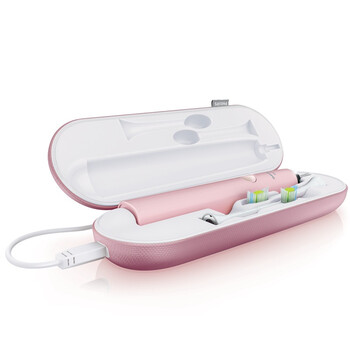 
                                        
                                                            飞利浦(PHILIPS) 电动牙刷 成人声波震动钻石系列(自带刷头*2+充电旅行盒+充电玻璃杯) 粉钻HX9362/67                