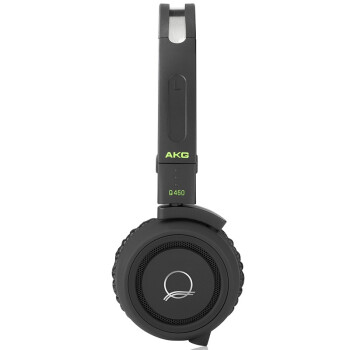 AKG Q460 立体声头戴式耳机 折叠便携式耳机 支持苹果手机通话耳机 黑色